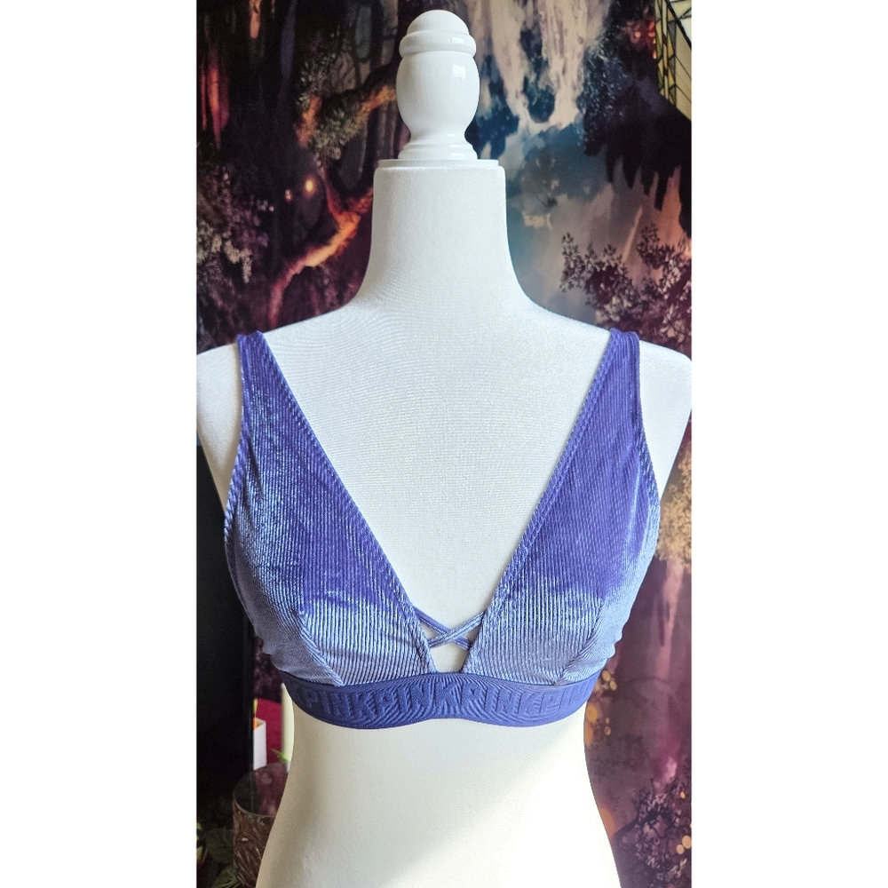 Victoria's Secret PINK Velvet Ribbed Bralette
